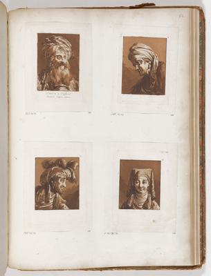 Head of a Woman in a Headdress, Facing Front