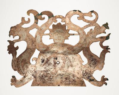 Plaque in the form of Xiwangmu, Queen Mother of the West