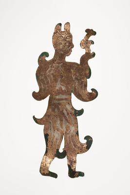 Figural plaque