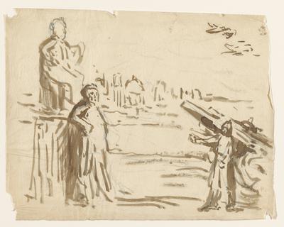 Studies of Statues, Soldier