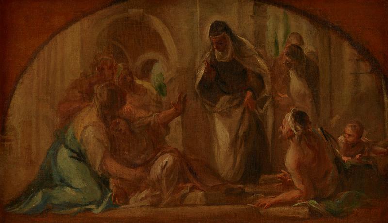 Saint Monica Healing the Possessed