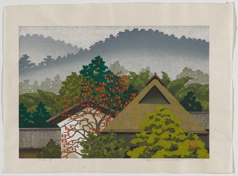 Contemporary Mokuhanga woodblock print