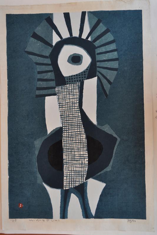 Title unknown [Abstract bird] by Umetaro Azechi