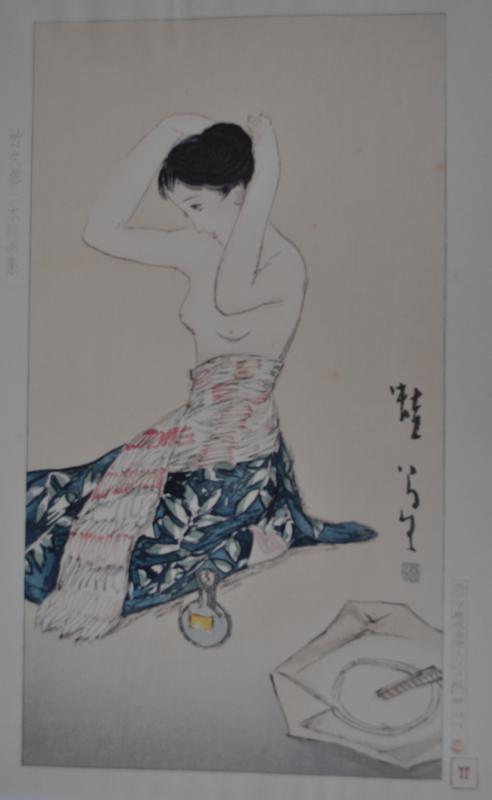 After the bath by Takehisa Yumeji