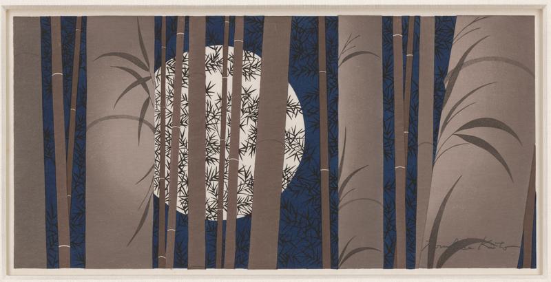 Contemporary Mokuhanga woodblock print