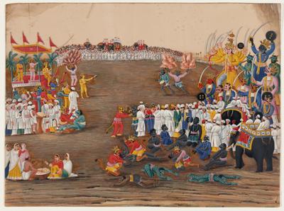 Scene from the Ramayana