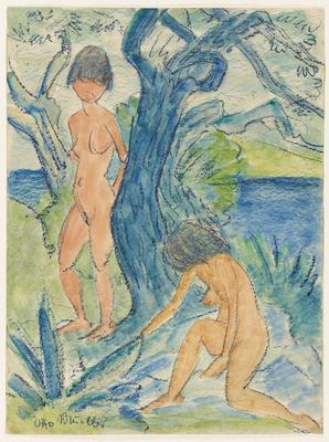 Two Bathers