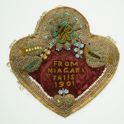 Pillow form whimsey in the form of a heart